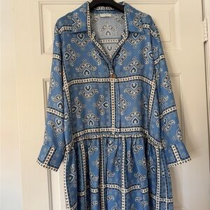 Sandro 100% silk dress